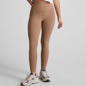 Beyond Yoga Light Brown Leggings Heather Sand Tan